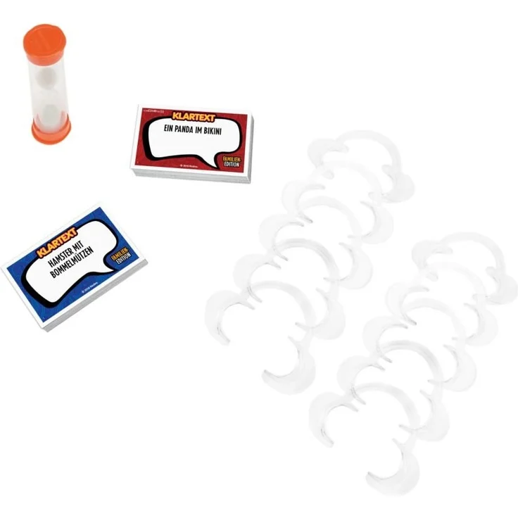 Hasbro 'Klartext Familien-Edition' Partyspiel, für 4 bis 10 Spieler, ab 8 Jahren – Bild 2