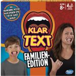 Hasbro 'Klartext Familien-Edition' Partyspiel, für 4 bis 10 Spieler, ab 8 Jahren
