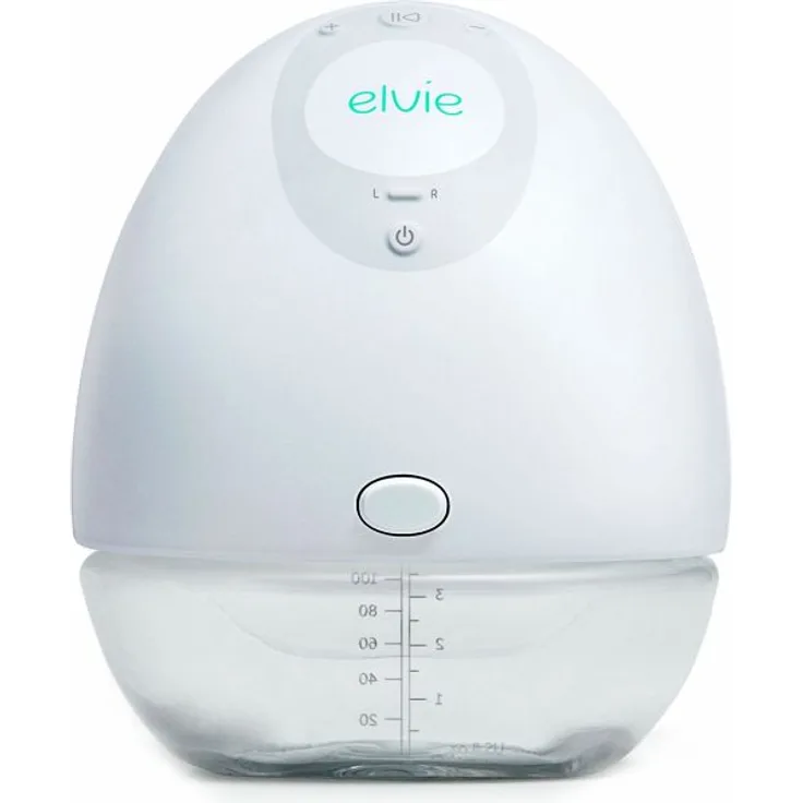 elvie Pump Elektrische Milchpumpe Single, inkl. zwei 150 ml Flaschen