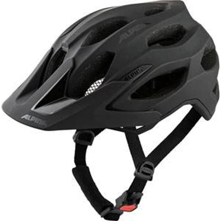Alpina Carapax 2. 0 Black Matt, Größe 57 - 62 cm - Fahrradhelm, Farbe Schwarz – Bild 3