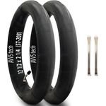 12 1/2 x 2 1/4 57-203 Kinderwagen Schlauch 12 Zoll Mit Winkelventil 45° inkl. Montagehebeln | 2 Stück Packung | Mit Reifengröße 12 Zoll geeignet