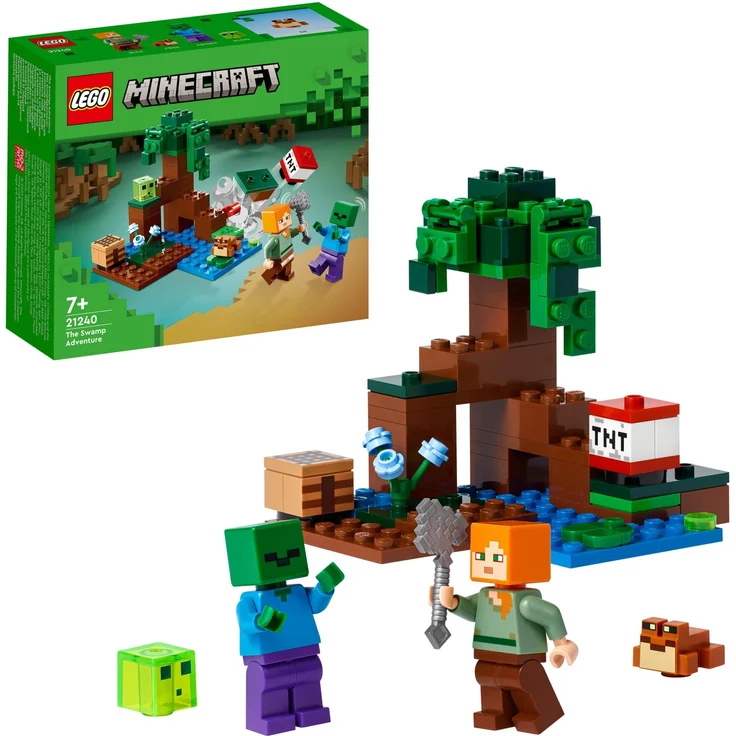 LEGO Minecraft 21240 'Das Sumpfabenteuer', 65 Teile, ab 7 Jahren – Bild 1