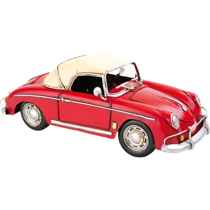 small foot 7427 - Roter Sportwagen Vintage-Deko, Metall, Maße: 31x12x10cm – Bild 1