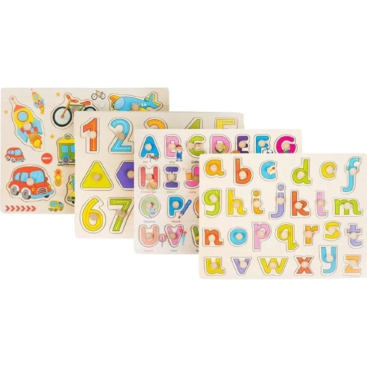 The Twiddlers shape puzzle junior 22,5 x 30 cm Holz 4 Teile