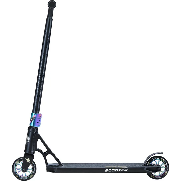 Bikestar Roller Freestyle Alu Professional 110mm - Schwarz Chrom – Bild 2