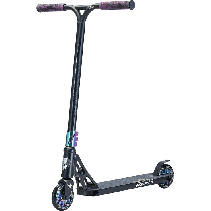 Bikestar Roller Freestyle Alu Professional 110mm - Schwarz Chrom – Bild 8