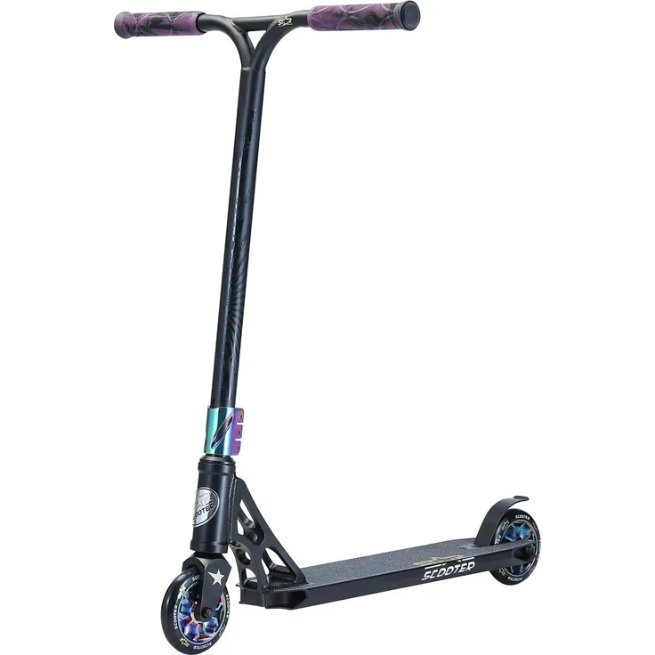 Bikestar Roller Freestyle Alu Professional 110mm - Schwarz Chrom