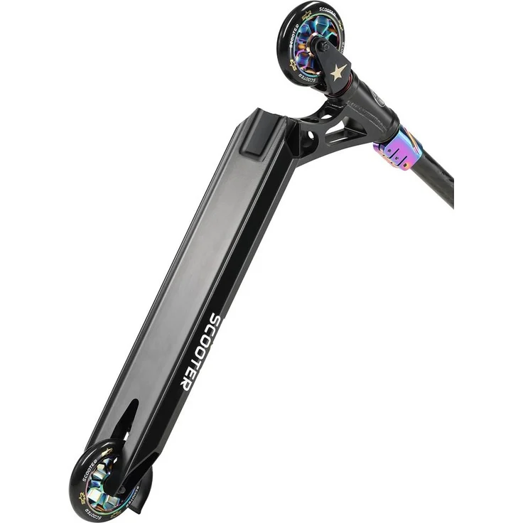 Bikestar Roller Freestyle Alu Professional 110mm - Schwarz Chrom – Bild 5