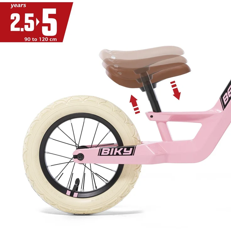 BERG Laufrad Biky Retro rosa 12" – Bild 5