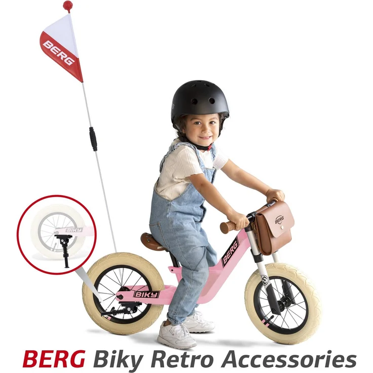 BERG Laufrad Biky Retro rosa 12" – Bild 9
