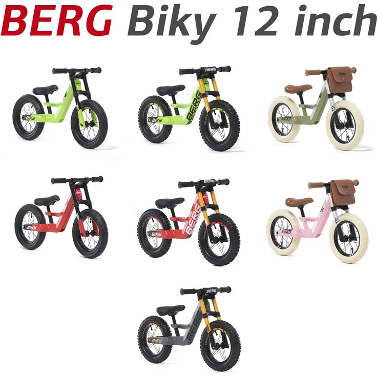 BERG Laufrad Biky Retro rosa 12" – Bild 8