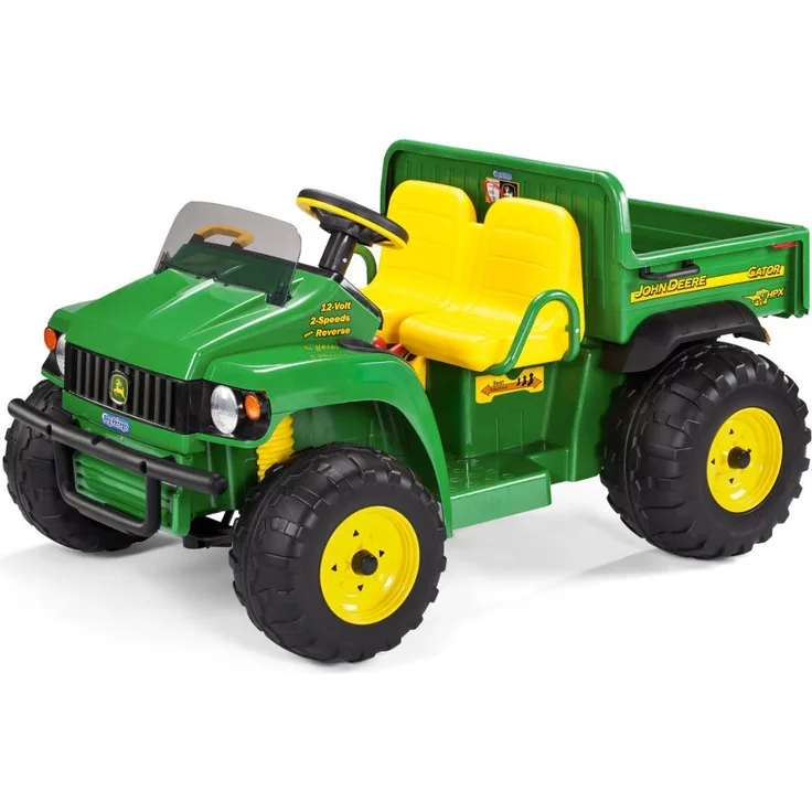 Peg Pérego Elektro-Traktor 'John Deere Gator HPX' 12 Volt, grün/gelb, ab 3 Jahren
