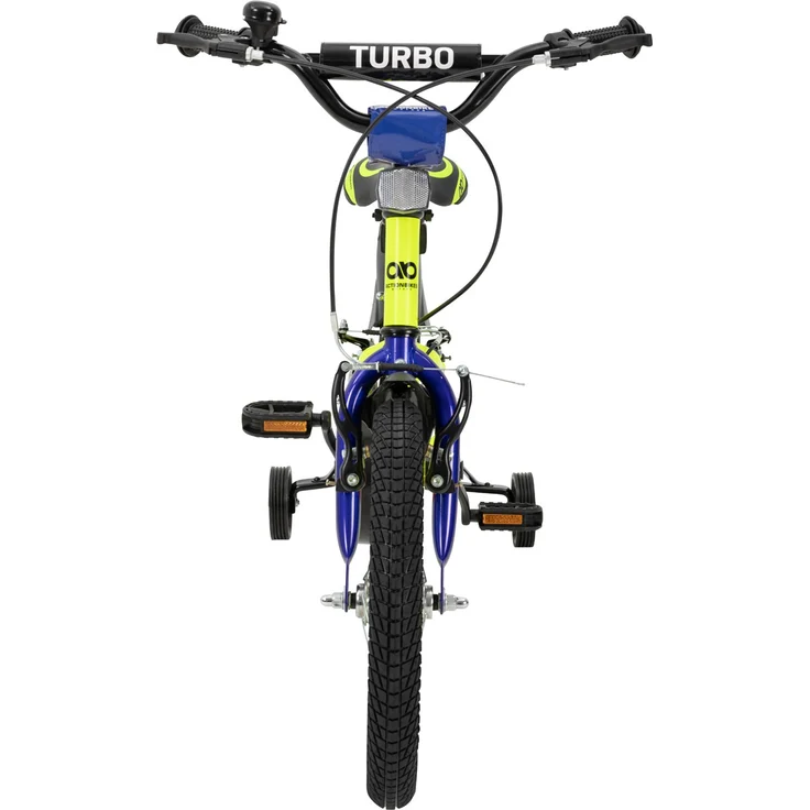 Kinderfahrrad Turbo 16 Zoll Kinder Fahrrad mit Stützrädern gelb blau ab 4 Jahre - Preisvergleich – Bild 5