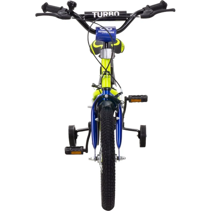 Kinderfahrrad Turbo 16 Zoll Kinder Fahrrad mit Stützrädern gelb blau ab 4 Jahre - Preisvergleich – Bild 17