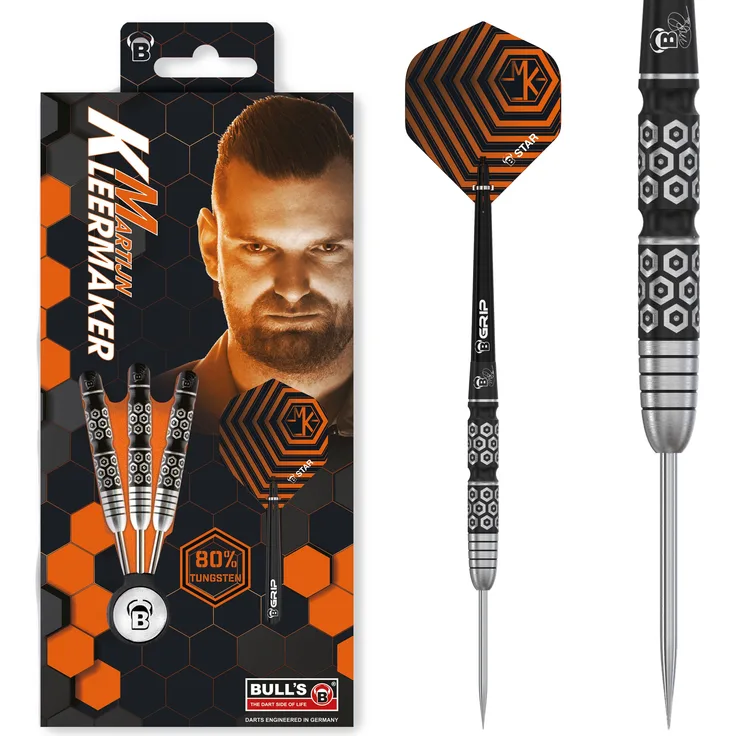 BULL'S Martijn Kleermaker Steel Dart/ 21 Gr. /Verpackungseinheit 1 Stück