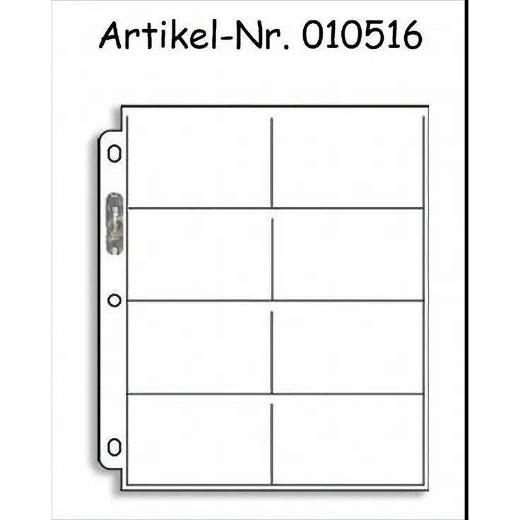 UltraPRO - 8-Pocket Platinum Pages Fix100