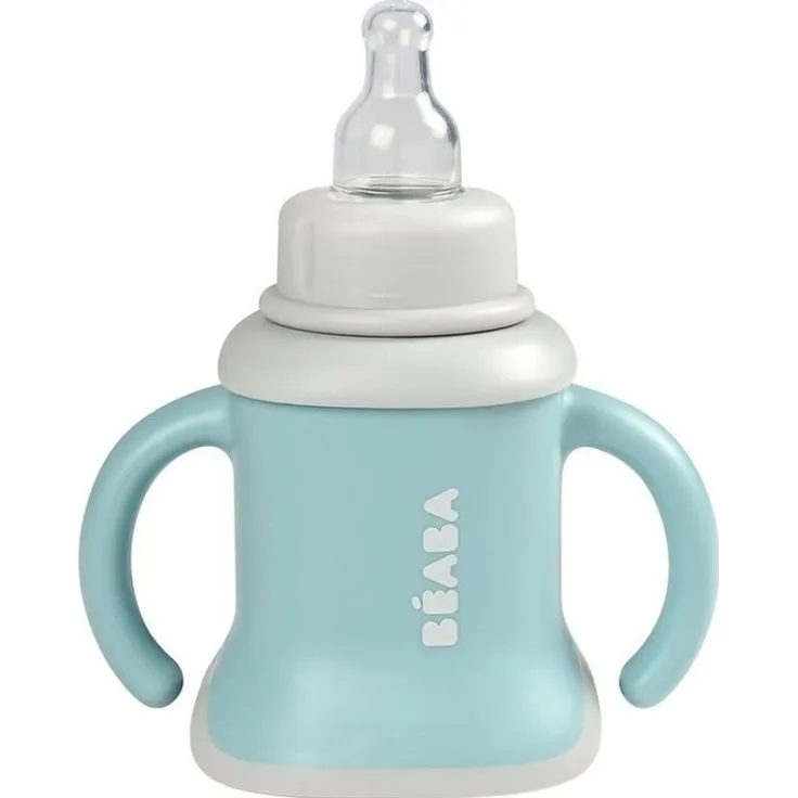 Beaba Mitwachsbecher Evoluclip 3-in-1 Airy green