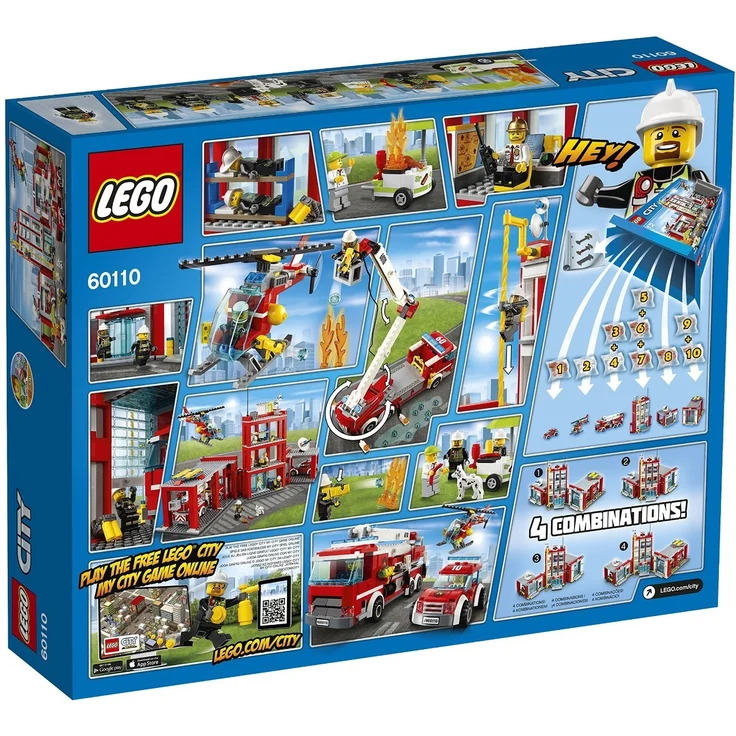 LEGO City - Große Feuerwehrstation 60110 – Bild 2