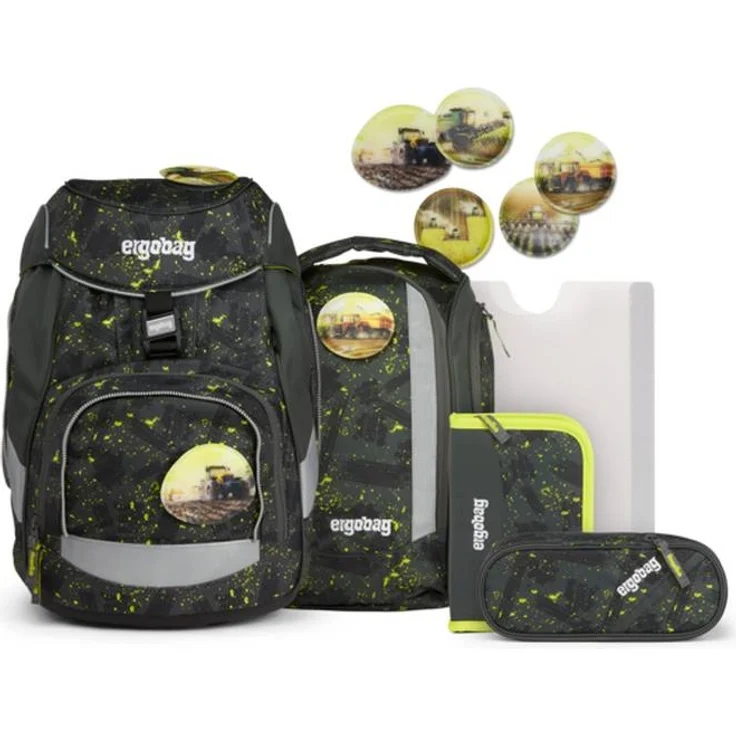 ERGOBAG Schulrucksack Set pack 6-teilig "MähdreschBär" – Bild 1