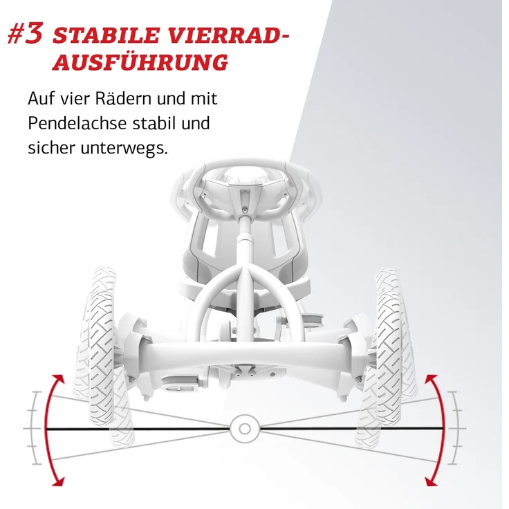 BERG Gokart 'Buddy 2. 0 Cross', BFR, gelb/schwarz, inkl. Soundbox, max. Belastbarkeit 50 kg, ab 3 Jahren – Bild 7