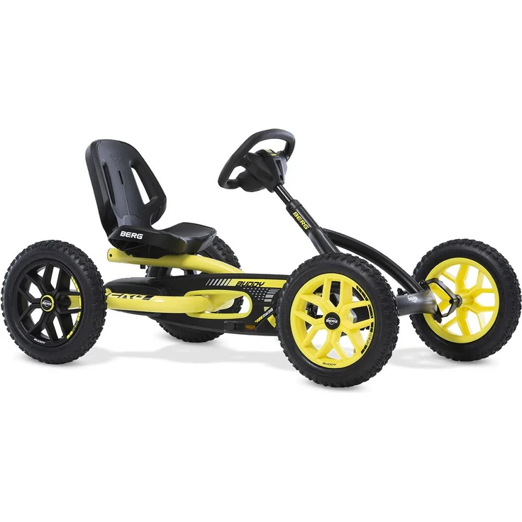 BERG Gokart 'Buddy 2. 0 Cross', BFR, gelb/schwarz, inkl. Soundbox, max. Belastbarkeit 50 kg, ab 3 Jahren – Bild 1