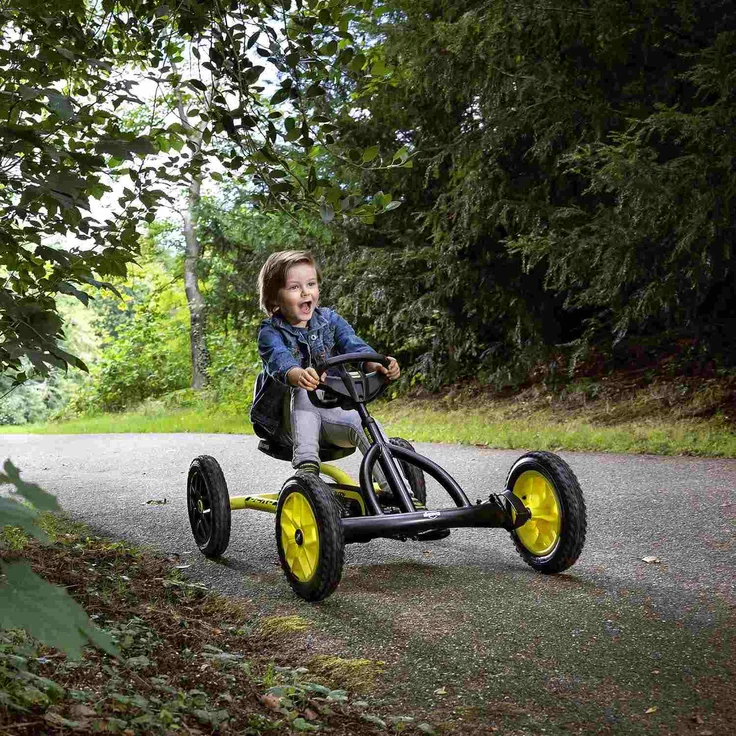 BERG Gokart 'Buddy 2. 0 Cross', BFR, gelb/schwarz, inkl. Soundbox, max. Belastbarkeit 50 kg, ab 3 Jahren – Bild 2