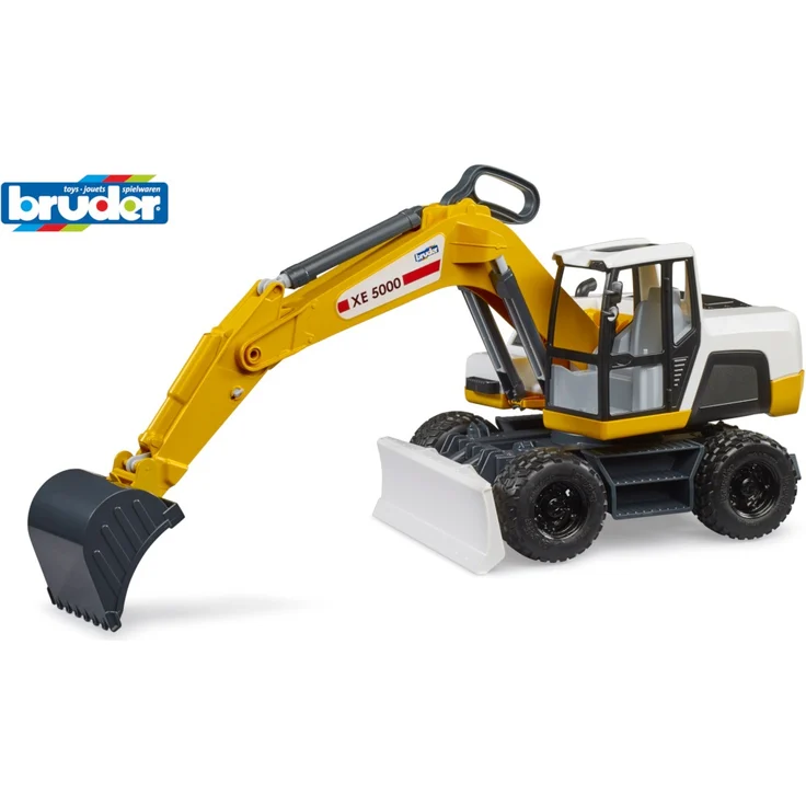 Bruder 03413 Mobilbagger (gelb/weiß) – Bild 1