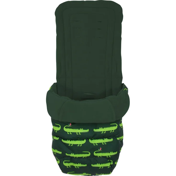 Cosatto Universal Fußsack - Cosy Toes - All Season Luxus Gesteppte Kinderwageneinlage waschbar Krokodil Smiles