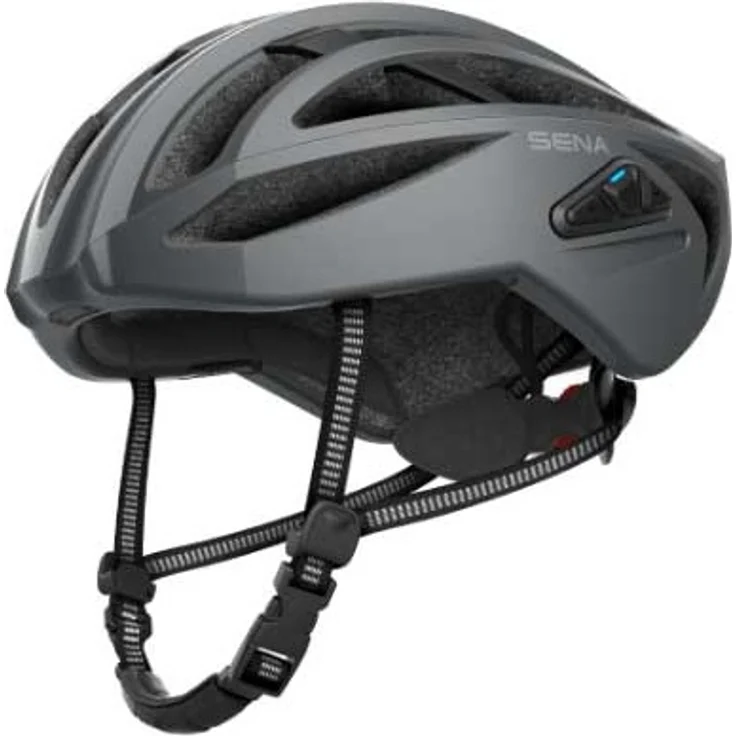 Sena R2 EVO matt schwarz Größe S Rennrad Smart Helm – Bild 1