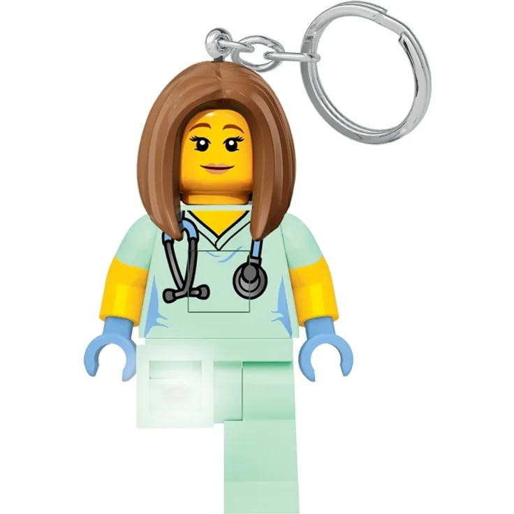 Lego LGL-KE156 Krankenschwester Schlüsselanhänger mit Taschenlampe