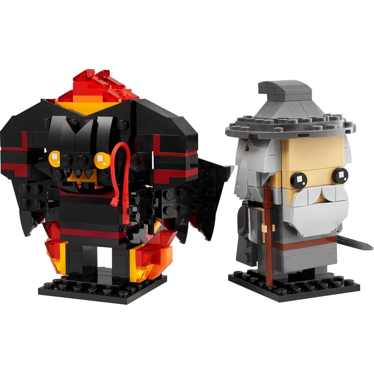 Lego BrickHeadz 40631 'Gandalf der Graue und Balrog', 348 Teile, ab 10 Jahren – Bild 2