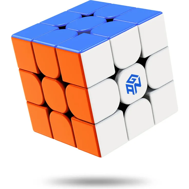 ROXENDA Gan 356 RS Speed Cube, 3x3 Gan 356RS Stickerless Speedcube, Gan 3x3 Cube V3 System 3x3x3 Zauberwürfel, Gan 356 R Upgraded Version