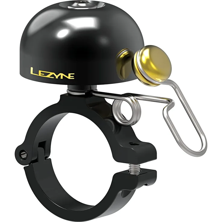 Lezyne Classic Brass Fahrradklingel - Schwarz.