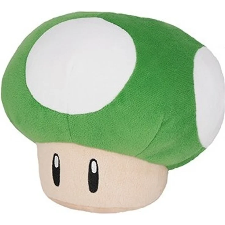 Nintendo Super Mario, Super Pilz, Plüsch, grün, 16 cm – Bild 2