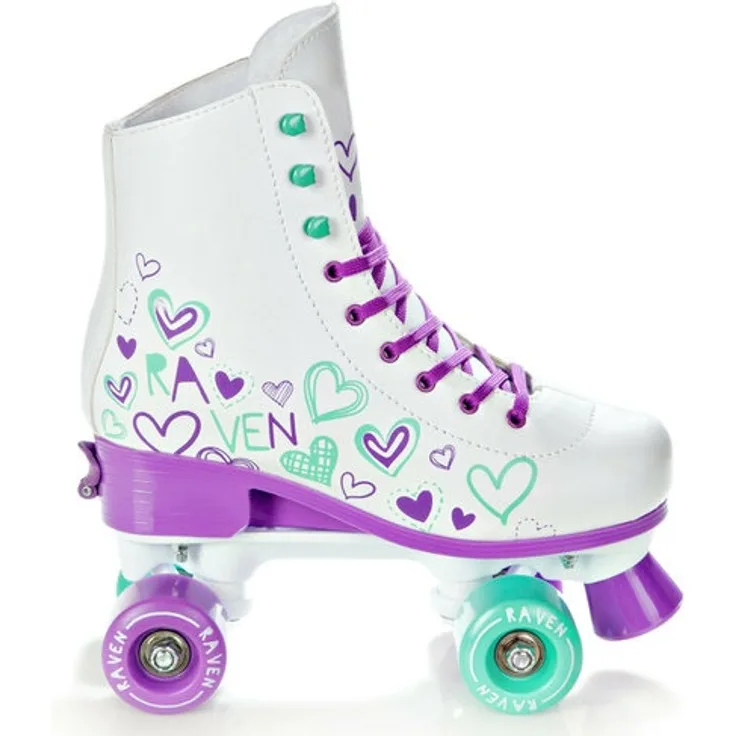 Raven Rollschuhe Trista Violet/Mint 31-34 verstellbar