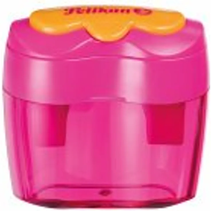 Pelikan Doppelanspitzer Anspitzer Flower AF pink, 1er Set