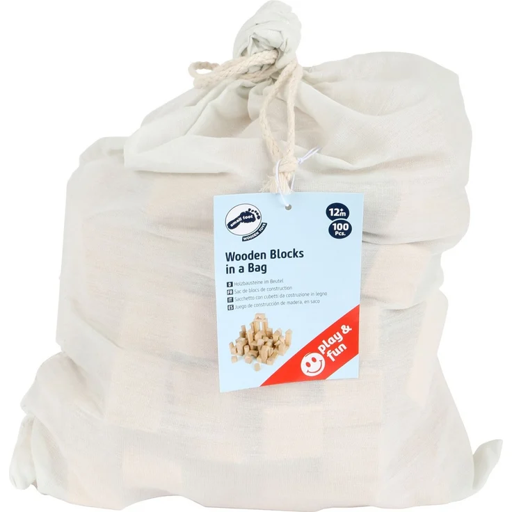 Holzbausteine im Beutel – Bild 3