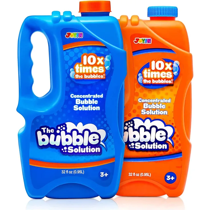 2x0. 95L Concentrated Seifenblasenflüssigkeit (bis zu 19 L) Seifenblasen Nachfüllflasche für Mischung der Riesenseifenblasen und Normale Seifenblase für Seifenblasenmaschine Seifenblasenpistole