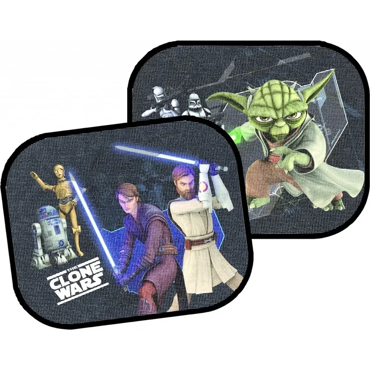 HiTS4KiDS Sonnenschutz Clone Wars 2 Stück,