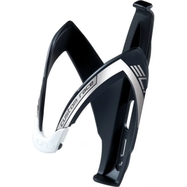Elite Flaschenhalter Custom Race schwarz/weiß matt