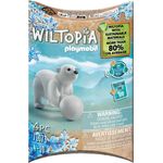 PLAYMOBIL Wiltopia 71073 'Kleiner Eisbär', 4 Teile, ab 4 Jahren