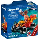 PLAYMOBIL City Action 71040 'Rettungsschwimmer-Quad', 18 Teile, ab 4 Jahren