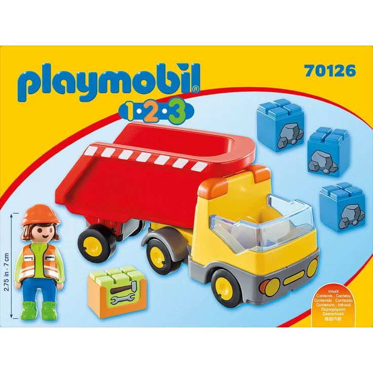 Playmobil 1.2.3 70126 'Kipplaster', 6 Teile, ab 1,5 Jahren - Preisvergleich – Bild 3
