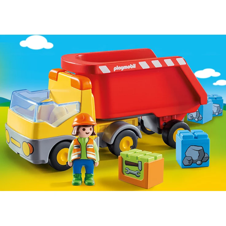 Playmobil 1.2.3 70126 'Kipplaster', 6 Teile, ab 1,5 Jahren - Preisvergleich – Bild 4