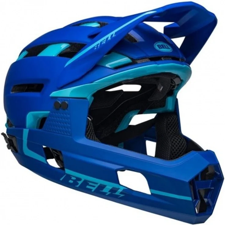 Bell Super Air R Spherical Fahrradhelm - matte/gloss blue 58 - 62 cm – Bild 1