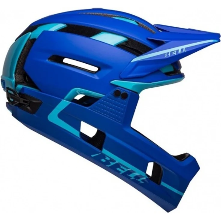 Bell Super Air R Spherical Fahrradhelm - matte/gloss blue 58 - 62 cm – Bild 2