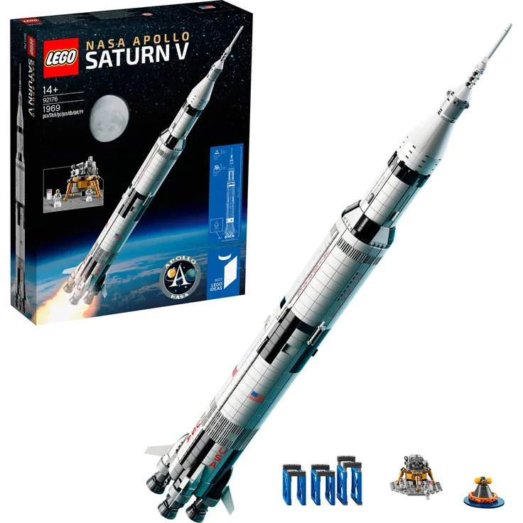LEGO Ideas 92176 'NASA Apollo Saturn V', 1969 Teile, ab 14 Jahren