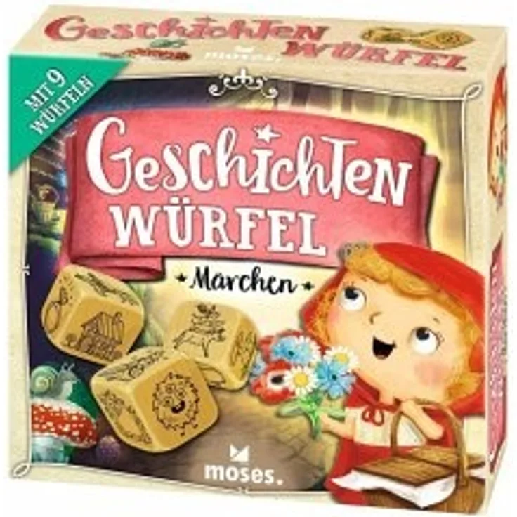 Geschichtenwürfel Märchen (Spiel) Spieleranzahl: 1-6, Spieldauer (Min.): 15, Würfelspiel