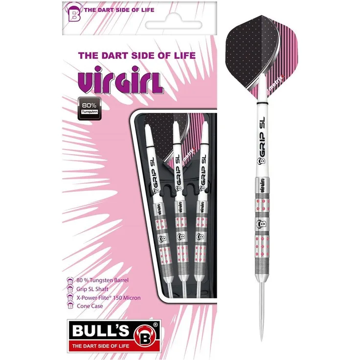 BULL'S Virgirl VR1 Steel Dart, 23 Gr. / Inhalt 1 Stück