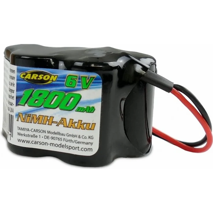 Carson 608230 6V/1800mAh NiMH Empfängerakku Hump BEC – Bild 1